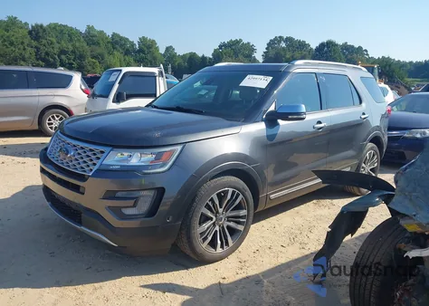 2016 Ford Explorer Platinum из США, поврежденный, VIN 1FM5K8HT1GGC69327